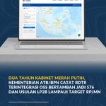 Dua Tahun Kabinet Merah Putih, Kementerian ATR/BPN Catat RDTR Terintegrasi OSS Bertambah Jadi 576 dan Usulan LP2B Lampaui Target RPJMN