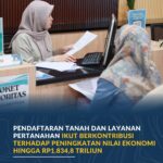 Pendaftaran Tanah dan Layanan Pertanahan Ikut Berkontribusi terhadap Peningkatan Nilai Ekonomi hingga Rp1.834,8 Triliyun